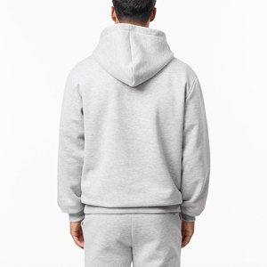 Conjunto de Chándal Oversize de Dos Piezas para Hombre: Sudadera con Capucha Personalizada y Pantalones Anchos Apilados para Descansar - Product Image 4