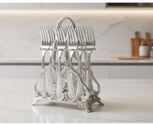 Ensemble de fourchettes en acier inoxydable avec finition miroir, parfait pour les ustensiles de cuisine et les accessoires hôteliers, qualité supérieure - Product Image 3