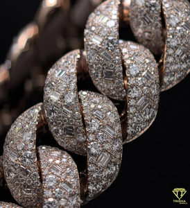 <b>Iced</b> <b>Out</b> Cuban Link <b>Chain</b> Hip Hop VVS Moissanite Diamond Bling 925 Sterling Silver Jewelry Statement <b>Chain</b> for Men - Product Image 5