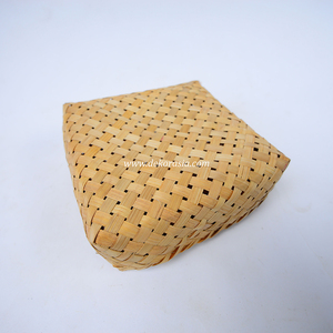 Natural <b>Bamboo</b> Woven Storage Box Flexible Handmade Basket for Food Storage Home <b>Craft</b> Gift - Product Image 5