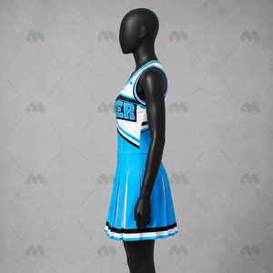 Uniforme de cheerleading en polyester imprimé sur mesure de qualité supérieure pour femmes, robe sublimée, fabricant OEM et grossiste - Product Image 4