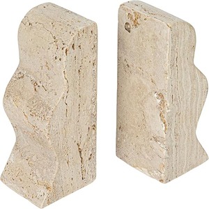 Sujetalibros Decorativos de Metal Fundido con Forma de Flecha, Juego de 2 Sujetalibros de Metal Bañados en Oro - Product Image 4