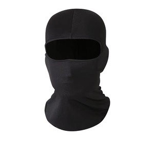 Pasamontañas Unisex Rojo a Cuadros MANTIC ENTERPRISES, Cubre Rostro Completo, para Exteriores, Adulto, 48-50cm, Bordado 3D, Poliéster - Product Image 3