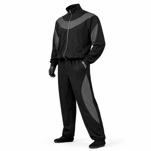 Windbreaker <b>Tracksuits</b> Fitness Wear Men's Solid Color Windbreaker <b>Tracksuit</b> With Pockets Lightweight Fabric Premium <b>Tracksuit</b> - Product Image 1