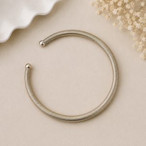 Minimalist <b>Silver</b> Snake Chain <b>Choker</b> Necklace Unisex Everyday Wear - Product Image 2