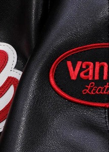 ฟลาย จีนิอุส เอ็กซ์ แวนสัน |   เสื้อแจ็คเก็ตบอมเบอร์ |   HARLEM-LEATHER เสื้อผ้าสตรีทแวร์กันลมแบบอุ่นได้ เป็นมิตรกับสิ่งแวดล้อม สีดำล้วน/สีชมพูบานเย็น - Product Image 3