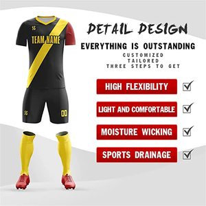 Tenues de football personnalisées pour les équipes jeunes et adultes, équipement de jeu léger, vêtements de sport, exportateur - Product Image 2