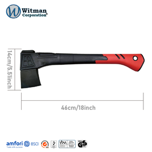Hache de jardinage 46 cm à tête en acier au carbone de qualité supérieure, légère et à fixation sécurisée, pour l'aventure en extérieur, la coupe et l'élagage, OEM ODM OBM - Product Image 2
