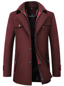 Custom Latest Design High Quality <b>Men</b> <b>Long</b> Trench Overcoat Winter <b>Coat</b> Custom Made Latest Fashion Man <b>Long</b> <b>Coat</b> - Product Image 4