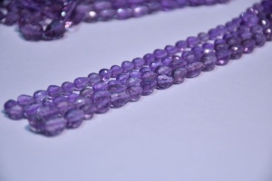 Cuentas facetadas de amatista natural AAA, cuentas sueltas de piedras preciosas para la fabricación de joyas, venta al por mayor, origen India - Product Image 4