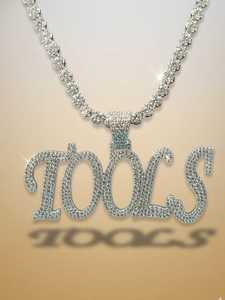 จี้เงินแท้ 925 ประดับเพชรแบบ Iced Out ตัวอักษรภาษาอังกฤษ  ผ่านการทดสอบเพชร VVS มอยส์ซาไนต์ สไตล์ฮิปฮอป สำหรับผู้ชาย - Product Image 4