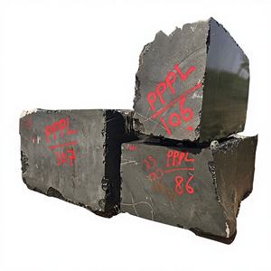 Grand bloc de pierre de granit noir brut pour usage en atelier, provenant d'Inde - Product Image 2