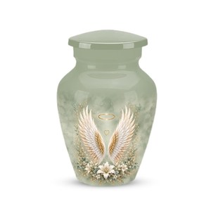 Flaying Eagle Aluminium Adult Burial <b>Urns</b> Customizable Design <b>Large</b> Human Ashes <b>Urns</b> with Sticker Finished Custom Color - Product Image 2