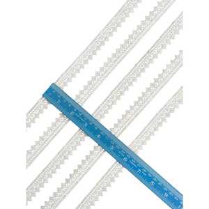 Elegante borde de encaje de algodón adecuado para vestidos, ribetes de dupatta y prendas de diseñador. - Product Image 1