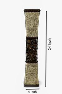 Jarrón Alto Decorativo de Bambú para Flores, con Textura de Piedra y Estilo Tejido, para Sala de Estar - Product Image 2