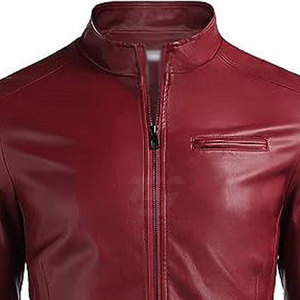 เสื้อแจ็คเก็ตหนัง PU สำหรับผู้ชาย สไตล์ลำลอง สตรีทแวร์ เสื้อแจ็คเก็ตฤดูหนาว ราคาถูก ผลิตในปากีสถาน - Product Image 6