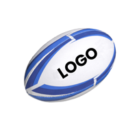 Mini ballon de rugby taille 1, 10 pouces, personnalisé, jouet d'entraînement pour enfants, fabricant et fournisseur en gros, caoutchouc souple