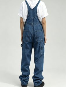 Combinaisons en jean pour hommes de haute qualité, pantalons longs en tissu de coton durable, coupe-vent, imperméables, salopettes de travail en denim - Product Image 3