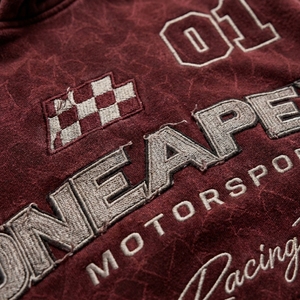 <b>Men's</b> <b>Burgundy</b> Motorsport <b>Hoodie</b> Sweatpants Tracksuit Set One Apex Racing Streetwear Two-Piece Matching Casual Jogger Outfit - Product Image 6