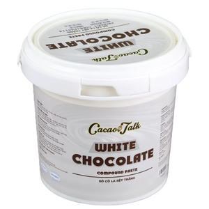 HALAL White Compound Chocolate Liquid Paste 1KG for Biscuits Cookies Bakery Manufacturer Selling OEM/ODM Service Export Supplier - Product Image 1