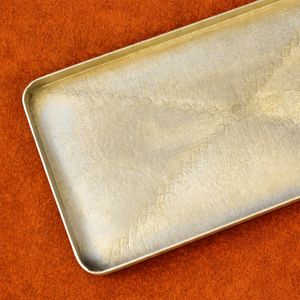 Bandeja Rectangular Nórdica de Madera con Asas Metálicas Doradas, Plato Decorativo de Madera de Acacia de Lujo para Decoración de Mesa de Centro - Product Image 4