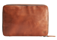 Funda de Piel Sintética para Portátil con Correas Elásticas y Múltiples Compartimentos - Bolsa Organizadora Multifuncional para Portátil - Solo Funda