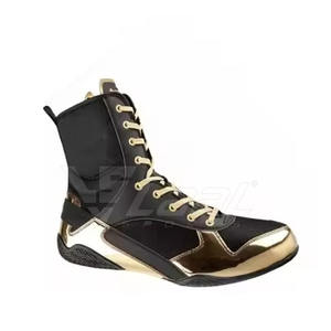 Chaussures de boxe avec logo personnalisé, empeigne en mesh respirant, semelle flexible, chaussures de sport confortables pour l'entraînement - Product Image 3