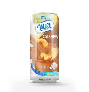 Boisson au lait de cajou 250 ml, saveur originale vanille-chocolat, à base de plantes, OEM, marque privée, sans produits laitiers, fournisseur de boissons saines - Product Image 4
