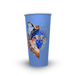 Gobelet en papier jetable personnalisé Riiqi de 12 oz à paroi simple, de qualité alimentaire, recyclable, avec revêtement PE pour café, thé et boissons - Product Image 5