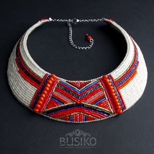 CRYSTAL CRAFT African Fashion African Statement Jewelry Sets Bohemian Multilayer Colorful Resin Beads Women Necklace - Product Image 2