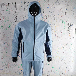 Conjunto Deportivo de 2 Piezas con Sudadera con Capucha, Estilo Urbano, Estampado, para Entrenamiento, 2026, Nuevo, Elegante, Liso, de Poliéster/Algodón, Unisex - Product Image 1