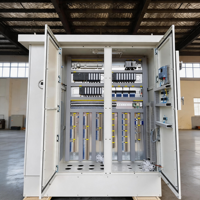 Gabinete de Control PLC Eléctrico con Energía Solar y Control Remoto IO, con Sensor de Humedad del Suelo para Control de Bombas de Riego Agrícola