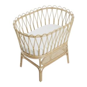 Kids Furniture Nursery Room High Quality Rattan Baby Bassinet Wholesale Factory Price Hot Sale Cheap Eco Friendly Crib - Product Image 2