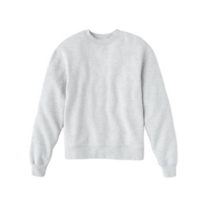 Sudadera de cuello redondo para hombre de alta calidad, diseño personalizado con logo impreso, color sólido, tipo pullover, ropa de trabajo para hombre - Product Image 5