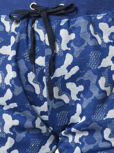 Shorts de Playa Azules Estampados para Mujer con Cordón en la Cintura, Secado Rápido, Tejido de Poliéster, Corte Casual - Product Image 6