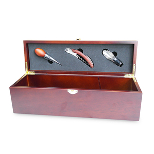 Elegante juego de accesorios para vino con abrebotellas Kit completo de barra de regalo para fiesta de vino - Product Image 5