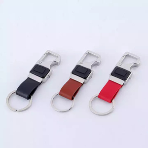 <b>Personalized</b> Laser Engraving Logo Sublimation Blank Faux Leather <b>Key</b> Chain Holder <b>Ring</b> Custom Luxury Car Pu Leather Keychain - Product Image 2
