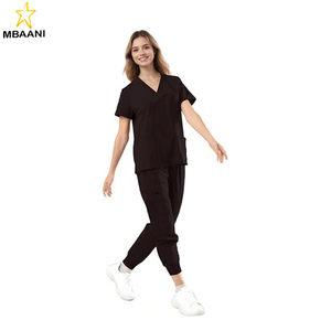 <b>Scrubs</b> for Women <b>Set</b> - V-Neck <b>Scrub</b> Top & Jogger Pants with 9 Pockets, Stretch Comfortable Medical Uniform - Product Image 5
