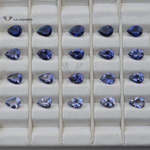 Piedra suelta de corte de pera facetado de iolita Natural de 5mm y 7mm lista para enviar joyas de piedras preciosas de alto pulido nueva colección al mejor precio - Product Image 2