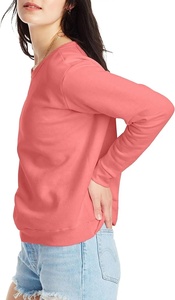 Venta al por mayor de alta calidad de las mujeres Sudadera de cuello redondo, Smart Fleece Pullover personalizado al por mayor de algodón de primera calidad sudadera de las mujeres - Product Image 3