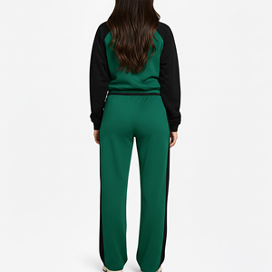 Survêtements pour femmes de haute qualité, style hip-hop, vêtements d'hiver, taille plus, à capuche, couleur contrastée, 100% coton, sweat-shirt tendance - Product Image 5