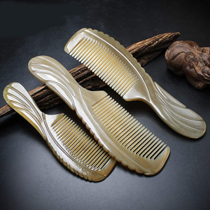 Best Selling Handcrafted Real Buffalo Ox Horn Comb Carved Natural Crafts Styling Tool and Indian <b>Salt</b> Lamp Decoration <b>Gift</b> - Product Image 3