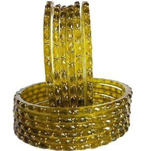 Juego de Brazaletes de Cristal Brillante con Diseño de Gota de Lluvia, Elegantes y Tradicionales para Mujeres, Ideales para Bodas y Celebraciones, en Venta - Product Image 1