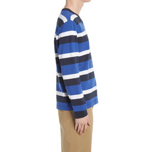 High Quality Men's Full Sleeve Polyester/Cotton <b>Blend</b> Lightweight Eco-Friendly Crew T-Shirt Long Sleeve Solid Pattern High - Product Image 2