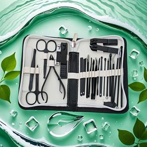 Personal Care <b>Nail</b> Cuticle Clipper <b>Kit</b> Professional Pedicure Set Grooming <b>Kit</b> 16PCS Manicure & Pedicure Tools Set for Salon - Product Image 2