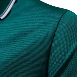 Chemise polo pour homme à manches courtes respirante pour l'été, style streetwear, coton, design personnalisé OEM, chemise polo sport pour homme, prix bas - Product Image 4