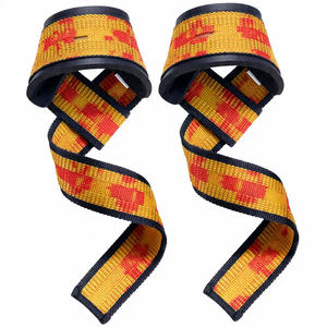 Sangles de musculation en cuir et polyester camouflage, haute élasticité, réglables, pour entraînement et tractions - Product Image 2