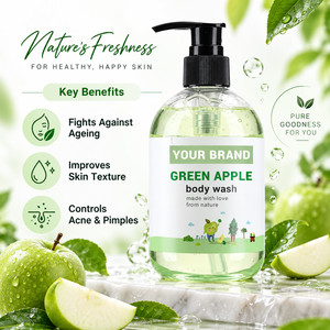Fabricante de Jabón Corporal de Manzana Verde de Marca Privada - Product Image 2