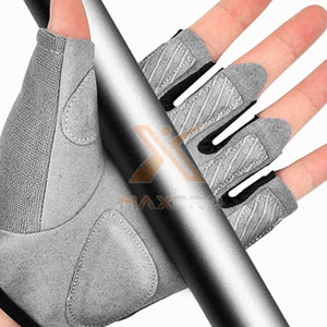 Gants de fitness unisexes pour adultes en cuir de haute qualité fabriqués au Pakistan pour la musculation en salle de sport avec sangle de poignet réglable antidérapante - Product Image 5