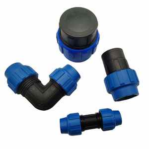 ข้อต่ออัด HDPE สำหรับท่อ PP ขนาด DN63 ถึง 110 มม. เพื่อการเชื่อมต่อที่รวดเร็วและทนทานในระบบน้ำหยดและการชลประทานทางการเกษตร - Product Image 5